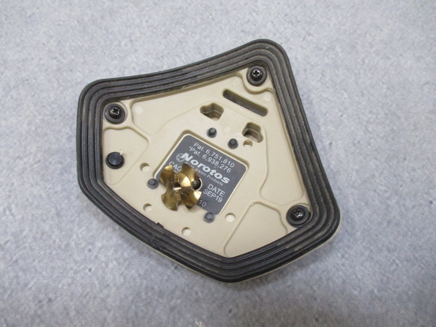 Centex Military Gear NOROTOS 1 or 3 hole shroud NVG mount with Rhino horn base plate bracket used for tactical night vision gear