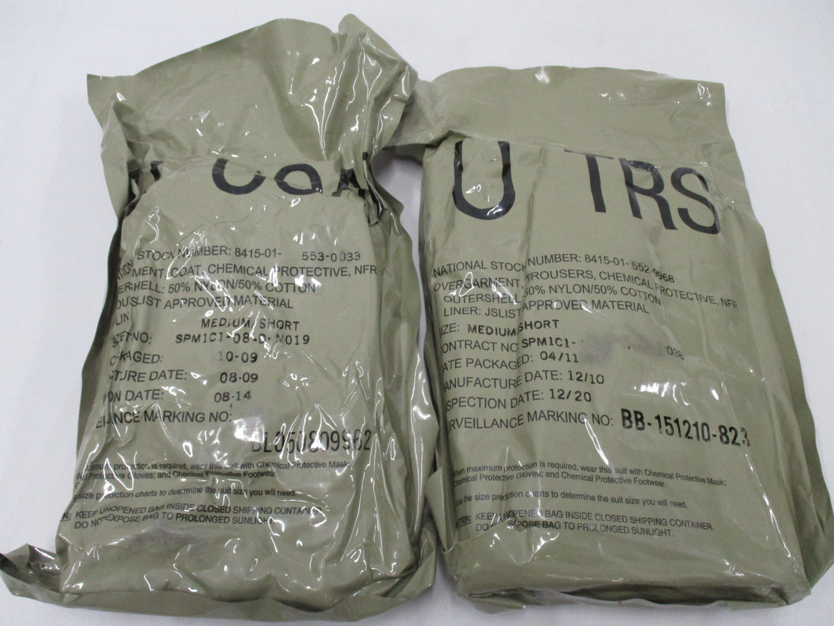 Jslist Set JSLIST ARMY DIGITAL CHEMCAL SUIT MOPP GEAR SET MEDIUM/SHORT JACKET+PAN ...