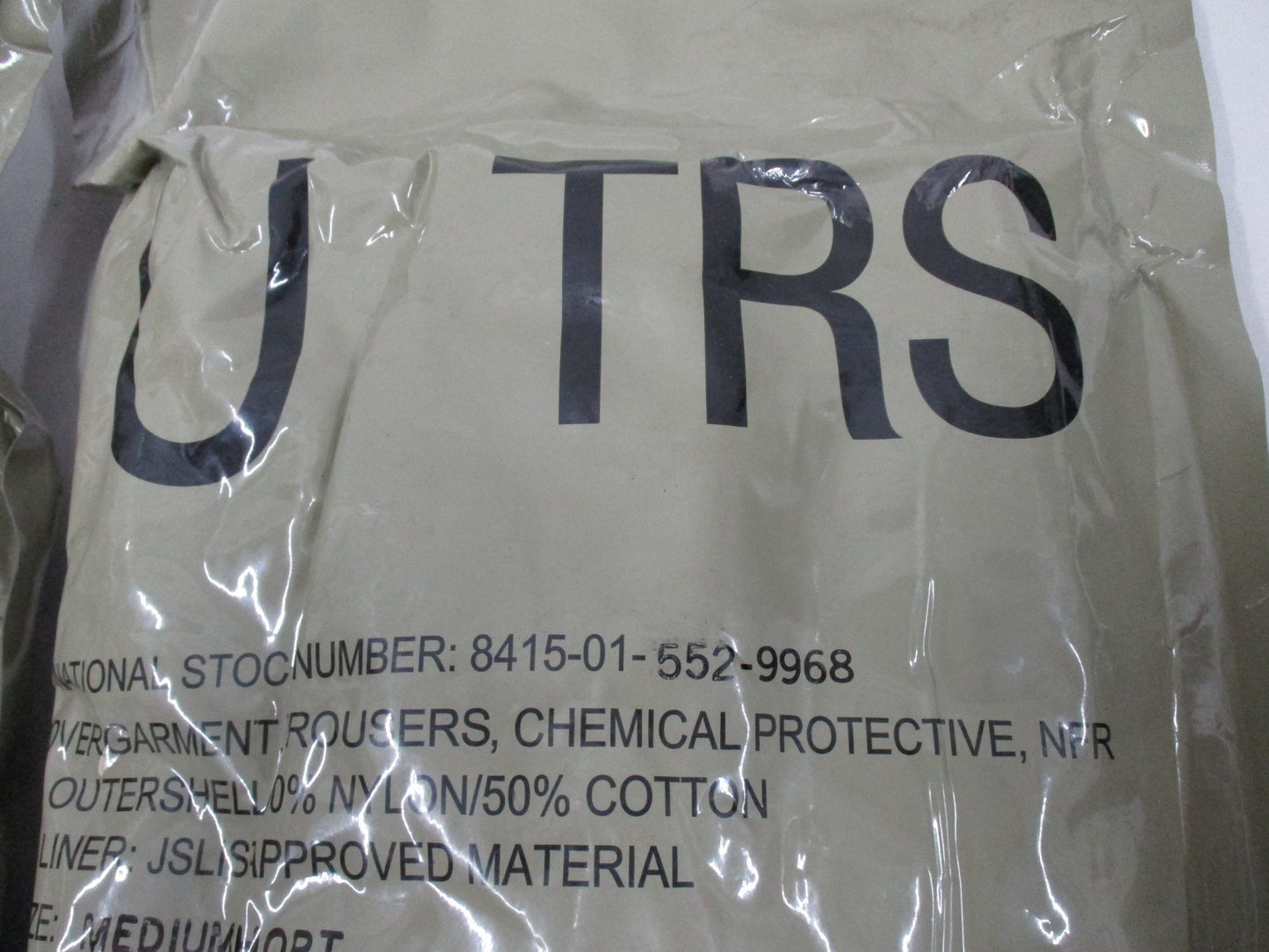 JSLIST ARMY DIGITAL CHEMCAL SUIT MOPP GEAR SET MEDIUM/SHORT JACKET+PANTS NBC