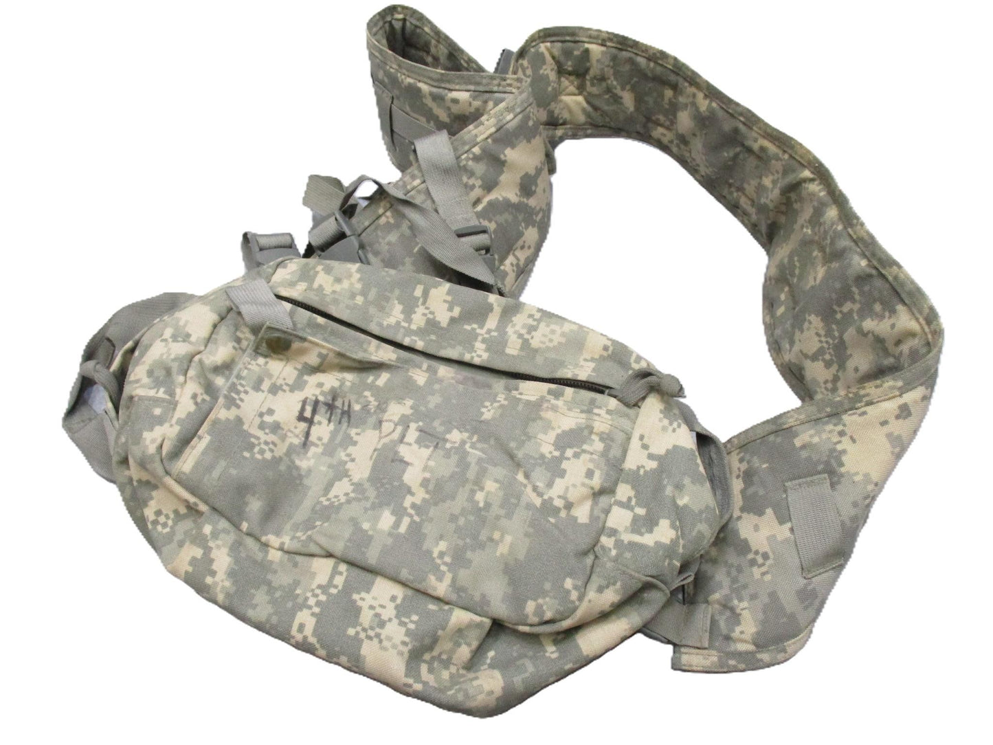 Empty USGI CLS medical bag in ACU digital camouflage, military-grade Army Combat Lifesaver bag by Centex Military Gear.
