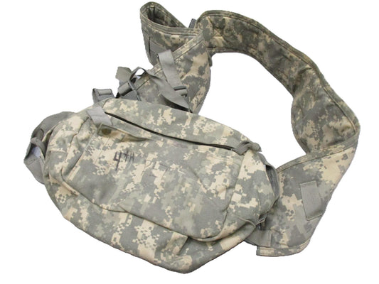 Empty USGI CLS medical bag in ACU digital camouflage, military-grade Army Combat Lifesaver bag by Centex Military Gear.