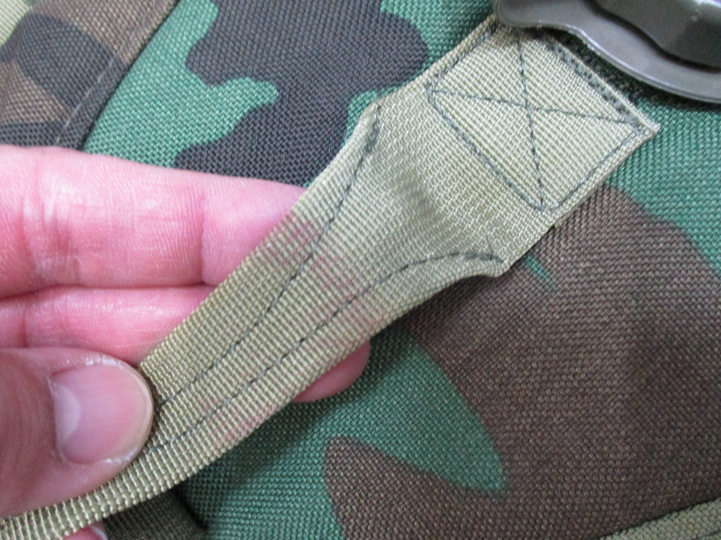 Centex Military Gear Camelbak 3L Woodland BDU hydration pack with outdoor backpack and thermobak, featuring camouflage design.