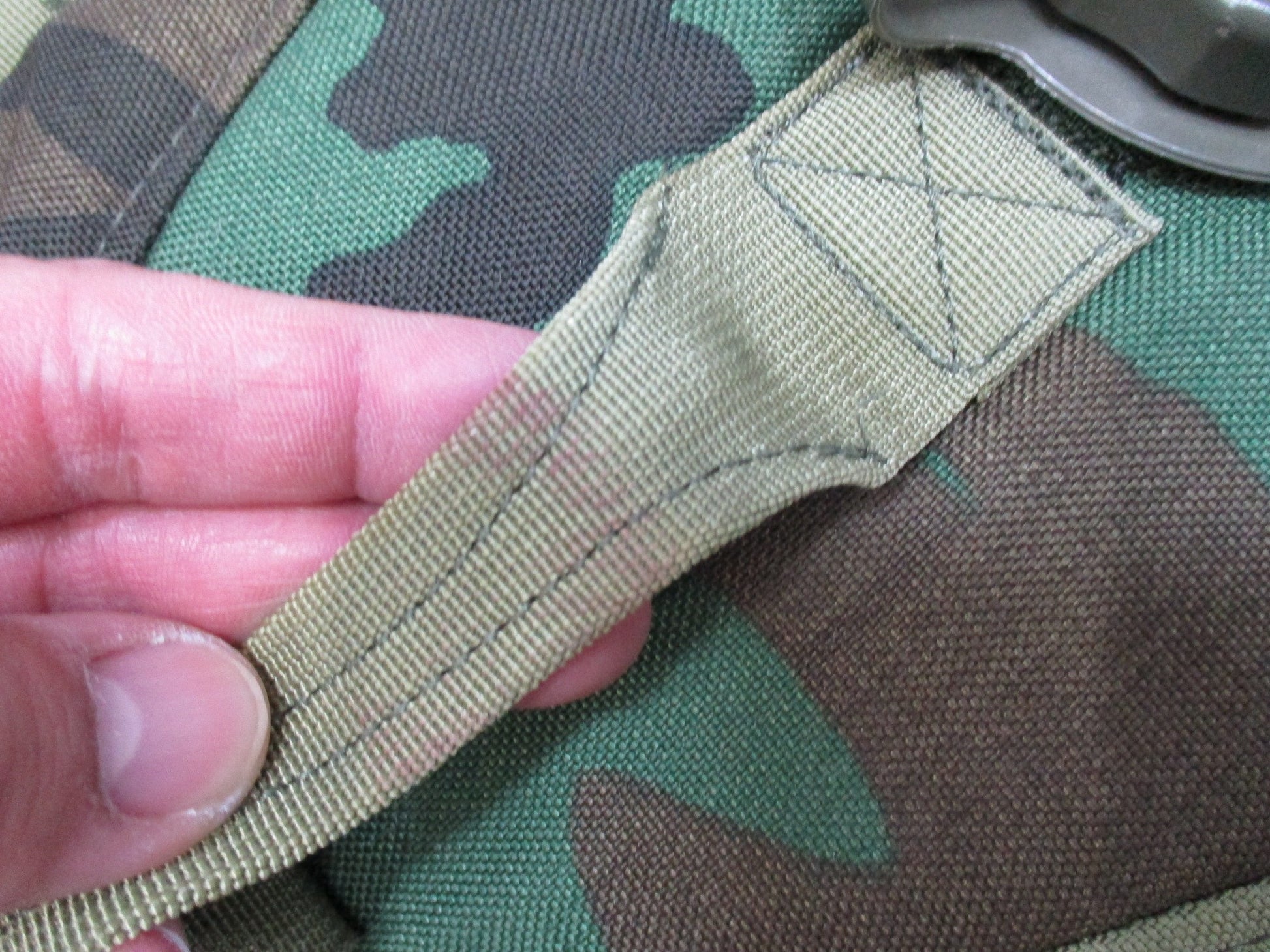 Centex Military Gear Camelbak 3L Woodland BDU hydration pack with outdoor backpack and thermobak, featuring camouflage design.