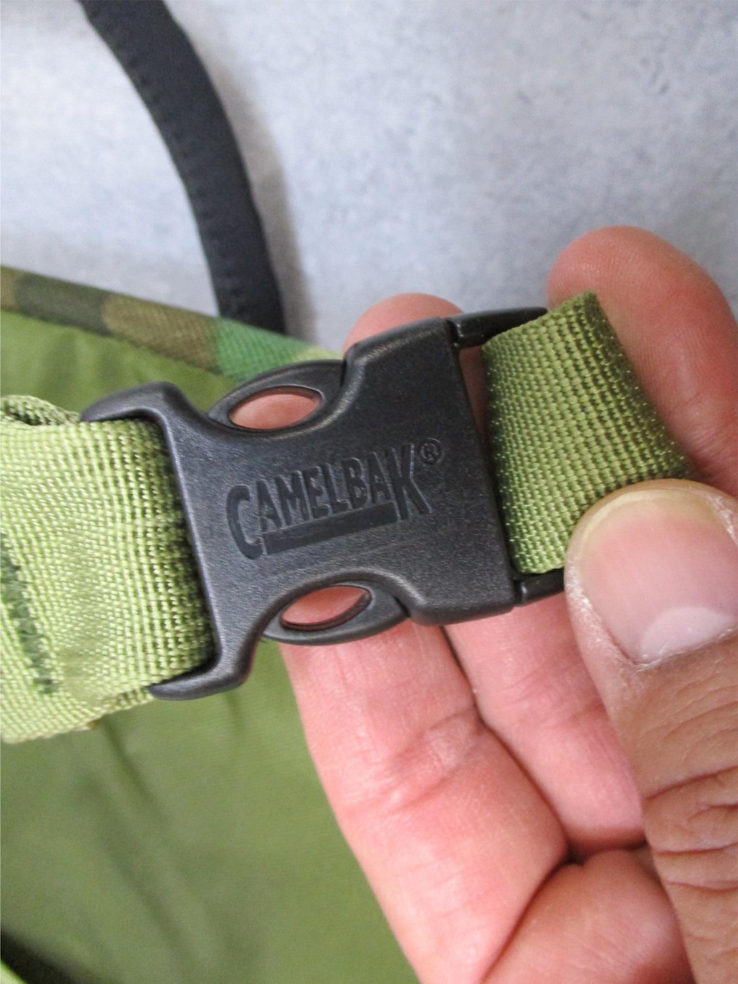 Centex Military Gear Camelbak 3L Woodland BDU hydration pack with outdoor backpack and Thermobak for military or outdoor use.