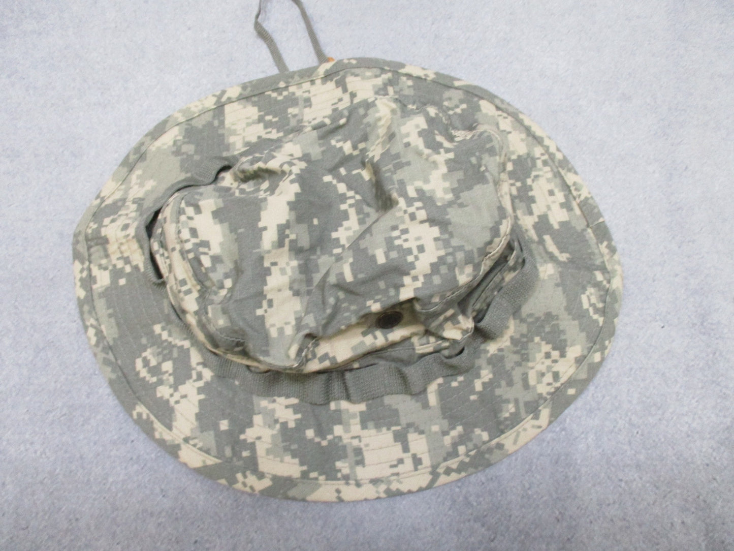 USGI ACU digital boonie hat in size 7.5, Army sun hat, type IV, made in USA by Centex Military Gear.