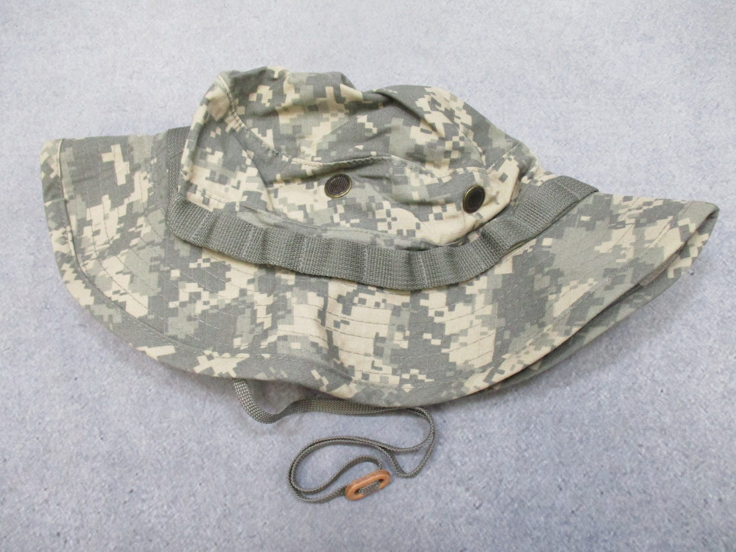 USGI ACU Digital Boonie Hat by Centex Military Gear, size 7 1/2, army sun hat, Type IV, made in the USA