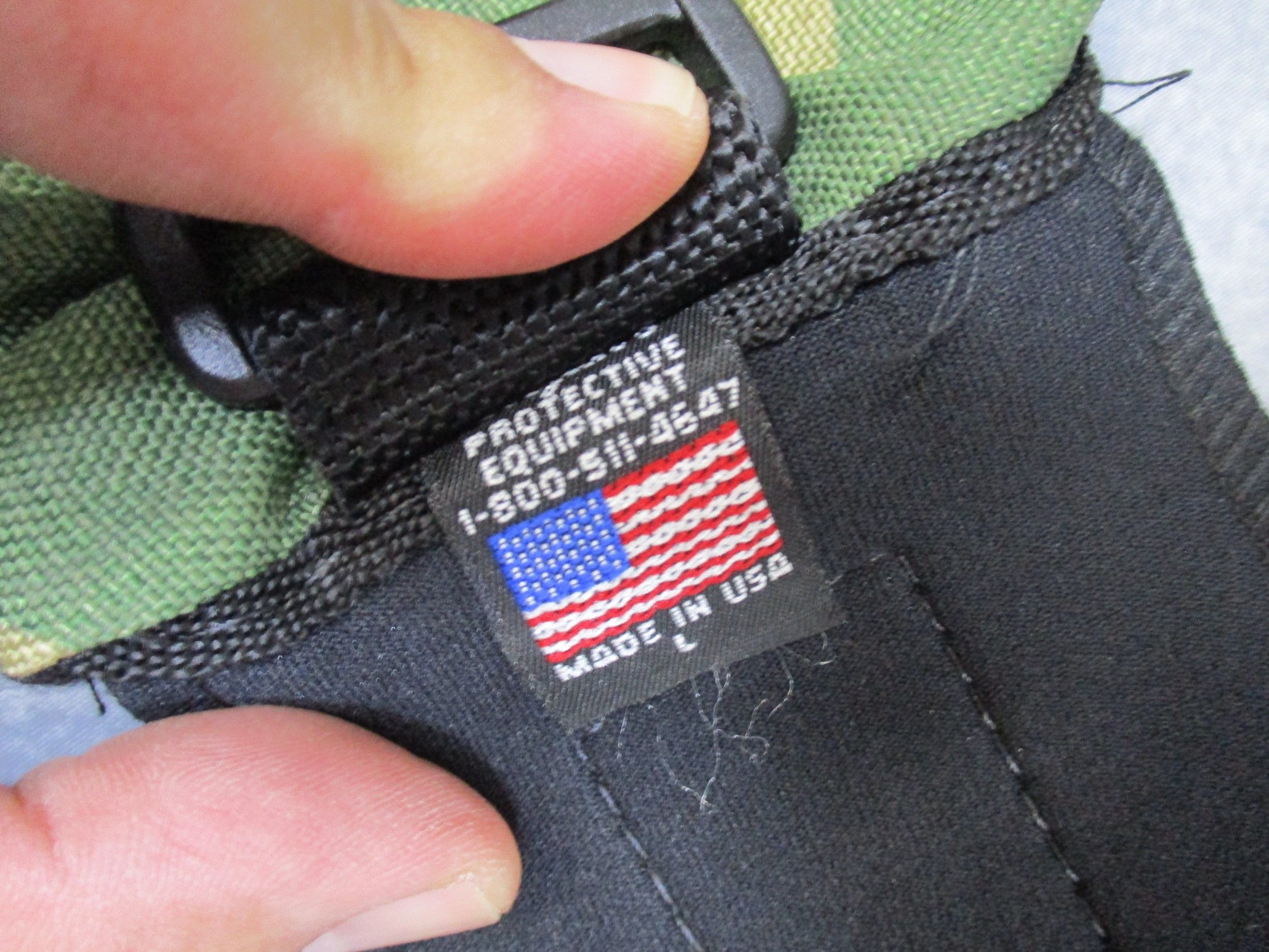 Centex Military Gear BIJAN'S BPE military knee pad set with thick, heavy-duty woodland tactical pads in large size