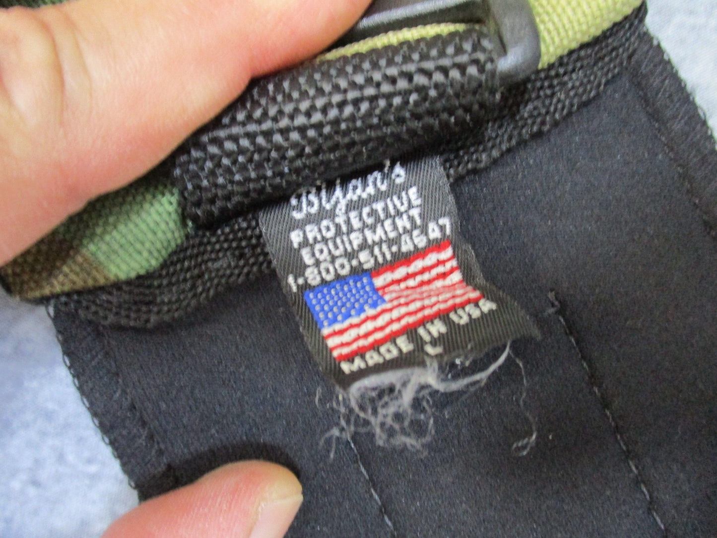 Centex Military Gear BIJAN'S BPE military knee pad set with thick, heavy-duty woodland tactical knee pads in large size.