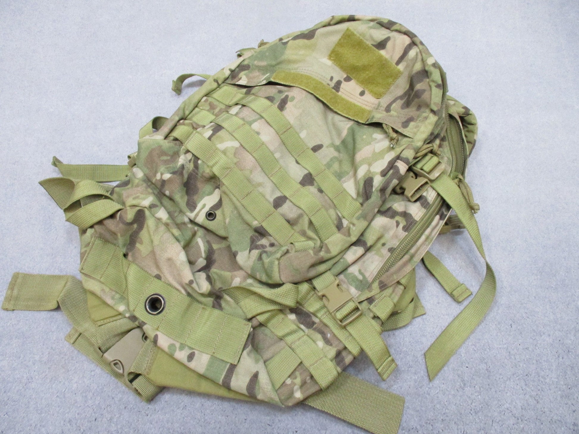 Centex Military Gear USGI AWS 3-Day Assault Pack in Multicam with MOLLE webbing and multiple compartments for tactical use.