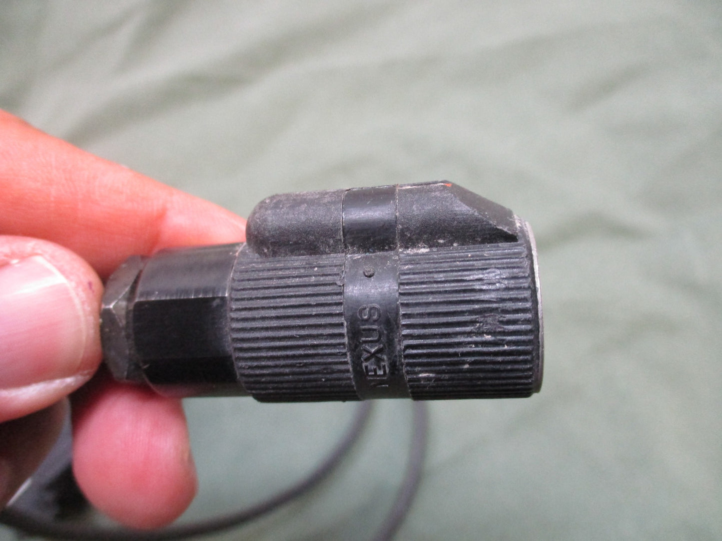 USED PELTOR PTT SWITCH PUSH BUTTON SINGLE COMMS TACTICAL RADIO HEADSET 6-PIN - Centex Military Gear