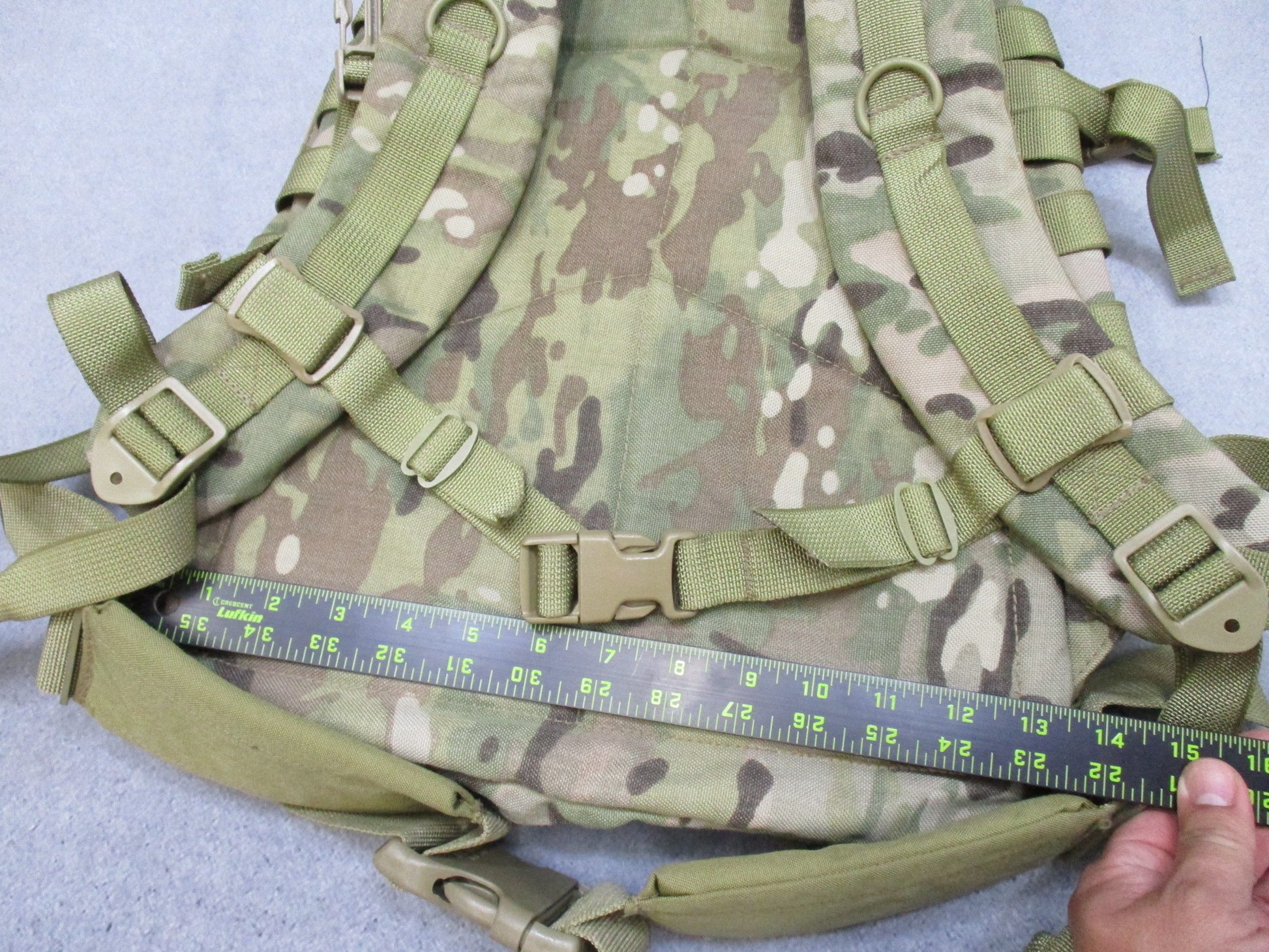 Centex Military Gear USGI AWS 3-Day Assault Pack in Multicam with MOLLE webbing and multiple compartments for tactical use.