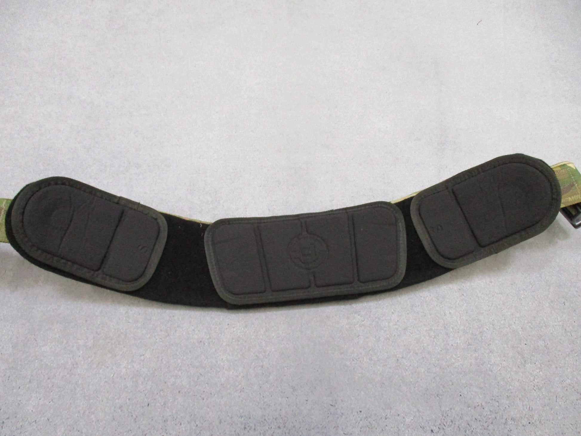 Centex Military Gear Crye Precision Multicam padded battle belt with MOLLE attachments, small size, tactical war belt for combat gear.