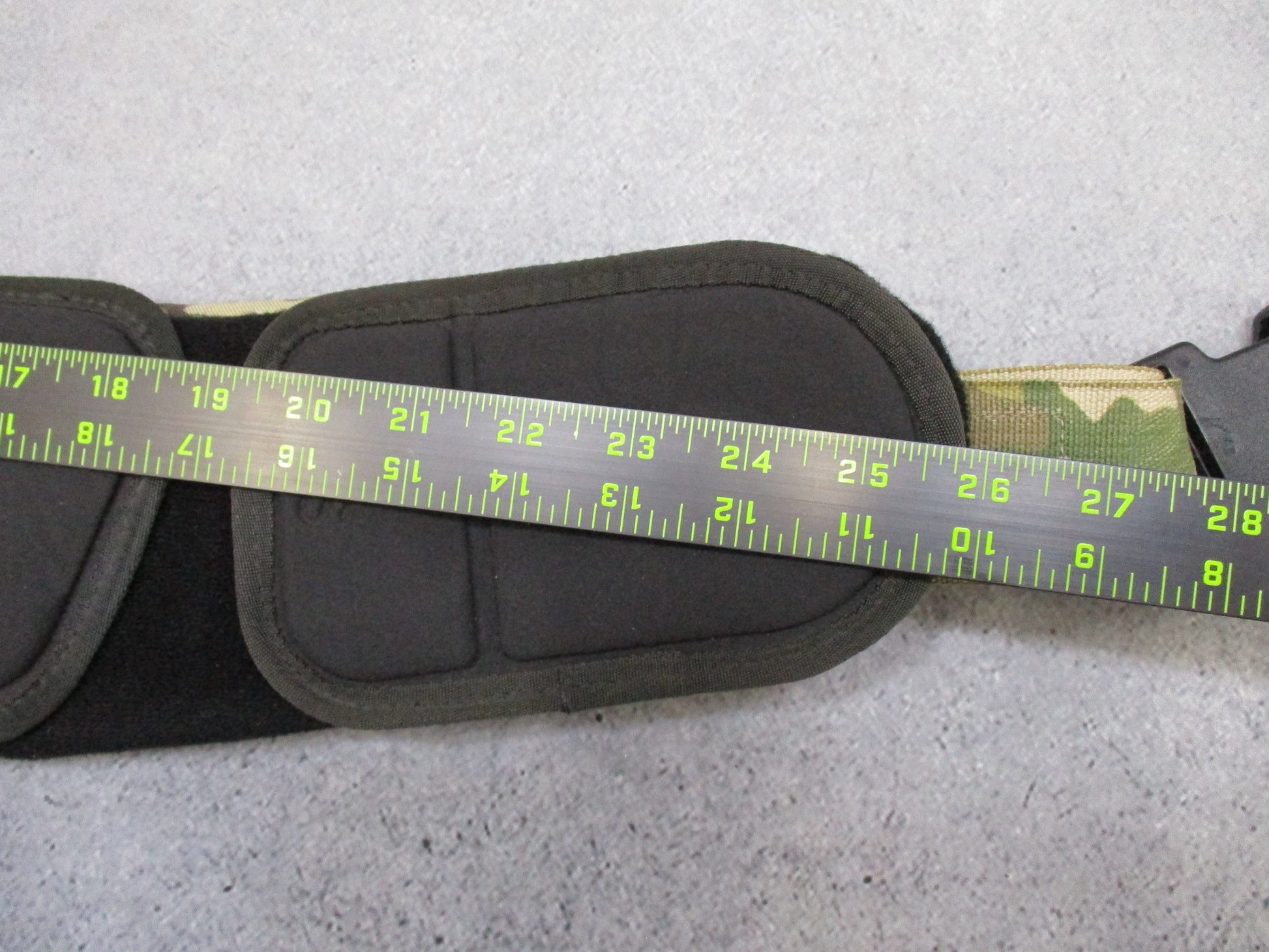 Crye Precision Multicam padded MOLLE battle belt in small size featuring tactical design and durable construction.