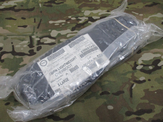 Centex Military Gear Airboss Defense lightweight overboot, CBRN protection, Level A, X-Large, shown in black.
