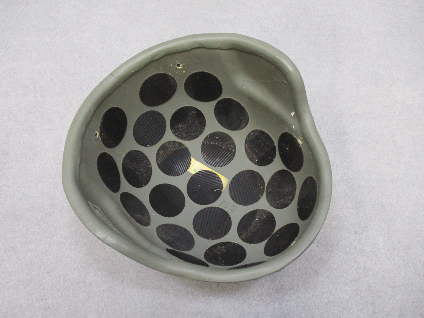 MSA ACH helmet in foliage green with Team Wendy chinstrap and Oregon Aero padding for military tactical use