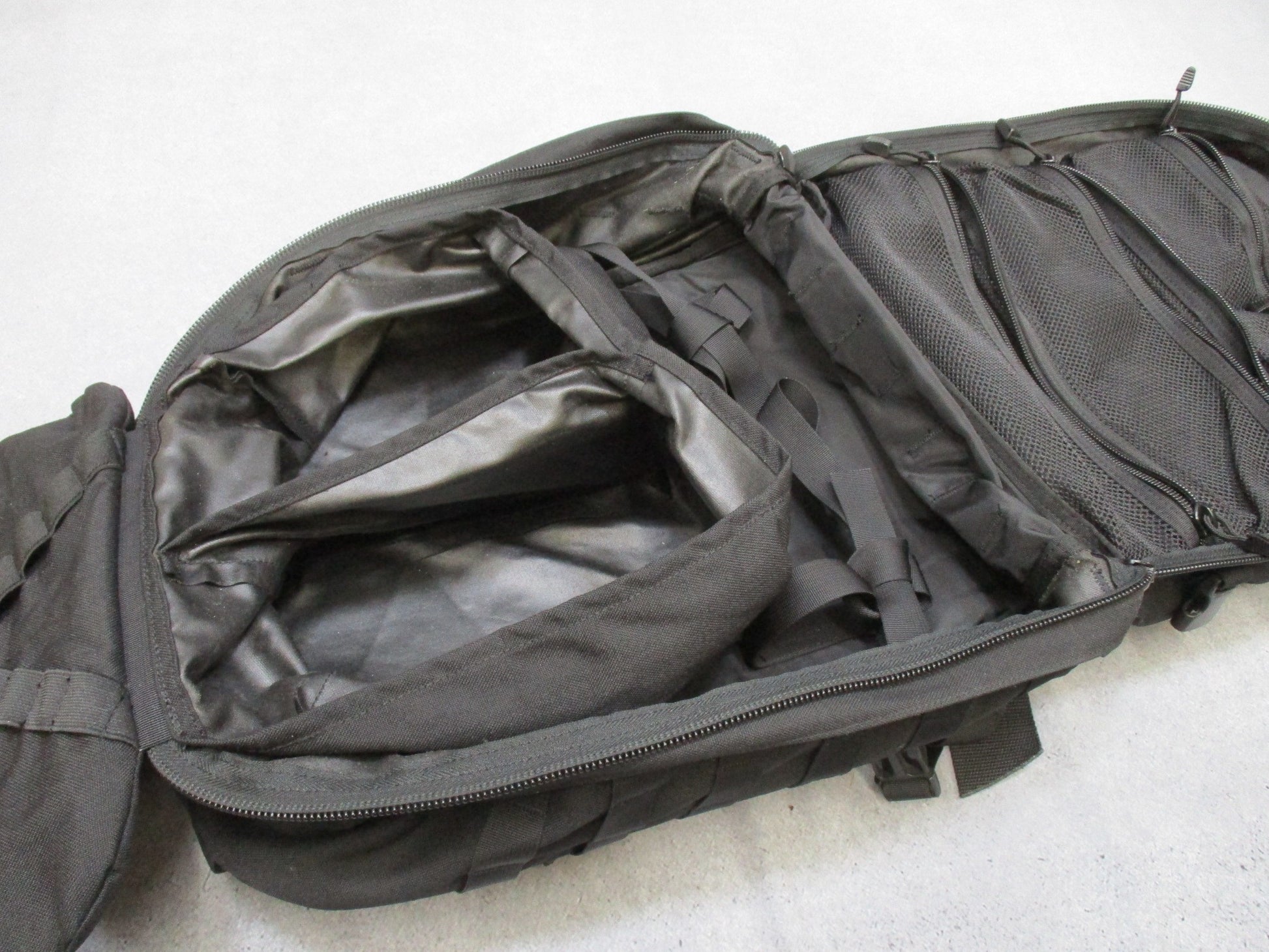 Blackhawk STRIKE medical backpack by Centex Military Gear with MOLLE attachments and multiple compartments, black tactical medic aid bag.