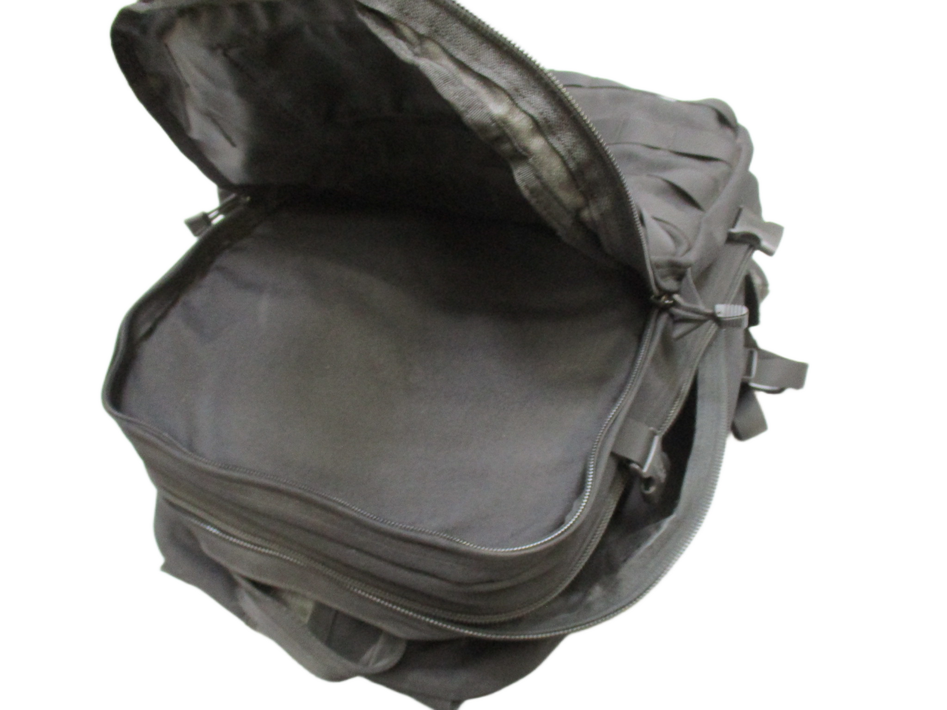 Blackhawk STRIKE medical backpack with MOLLE webbing and multiple compartments in black, designed for tactical medics.