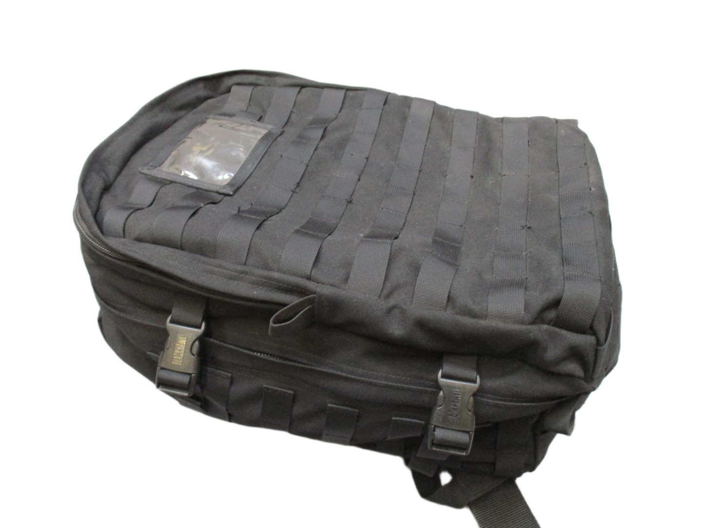 Blackhawk STRIKE medical backpack with MOLLE straps, black tactical medic aid bag by Centex Military Gear, designed for emergency use.