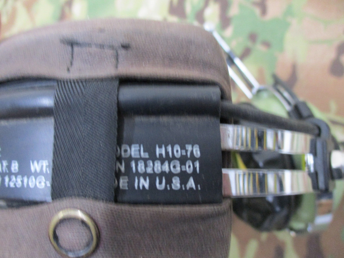 USED DAVID CLARK FLIGHT AIRCREW AVIATION HEADSET W/ BOOM MIC H10-76 EARPHONES