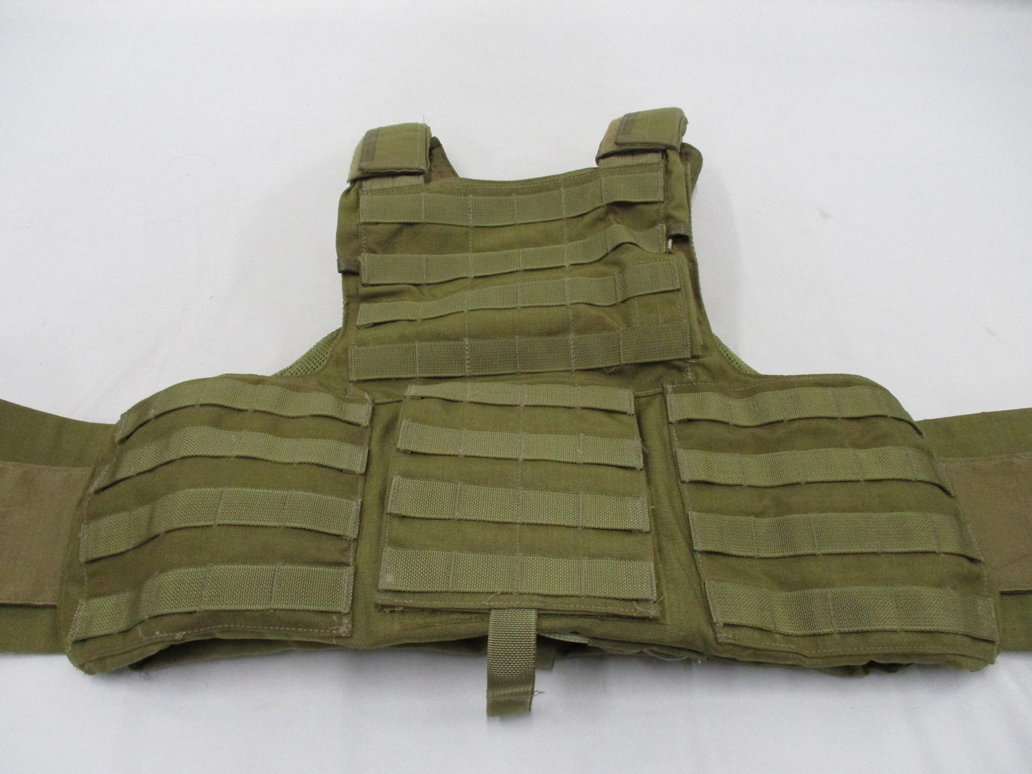 EAGLE INDUSTRIES KHAKI TAN CIRAS PLATE CARRIER (NO ARMOR) RELEASABLE VEST SMALL