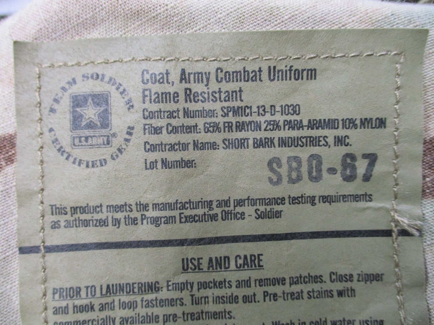 Multicam Medium X-Short Shirt/Coat Flame Resistant FRACU Original OCP Army Top