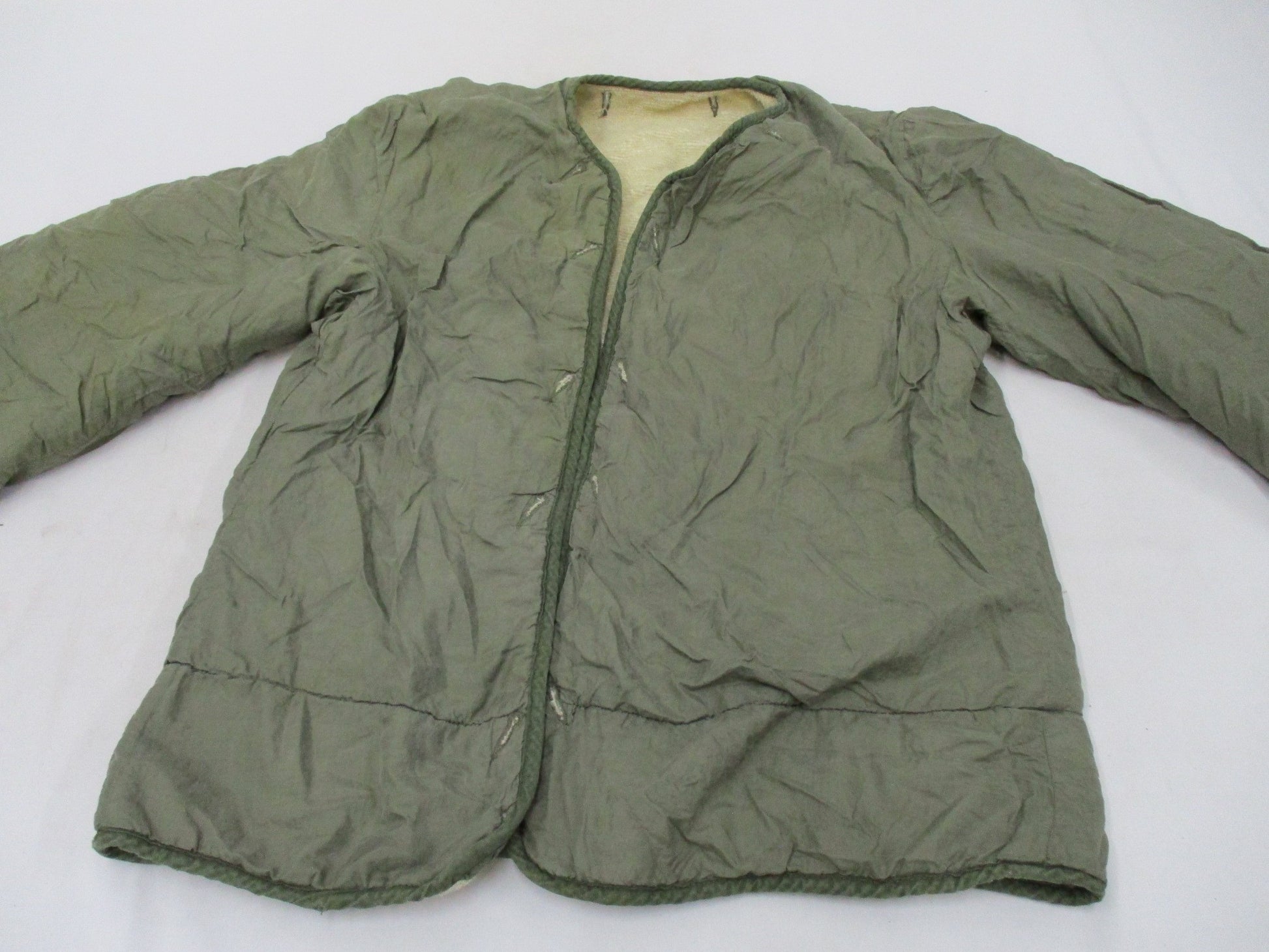 USGI M-1951 MILITARY FIELD JACKET LINER SMALL WOOL INSERT KOREAN WAR OLIVE GREEN - Centex Military Gear