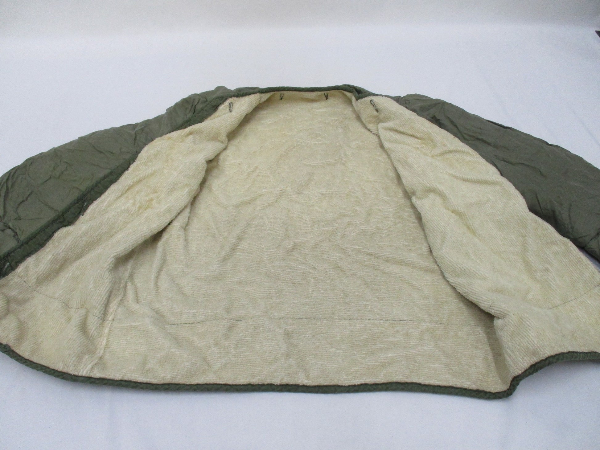 USGI M-1951 MILITARY FIELD JACKET LINER SMALL WOOL INSERT KOREAN WAR OLIVE GREEN - Centex Military Gear