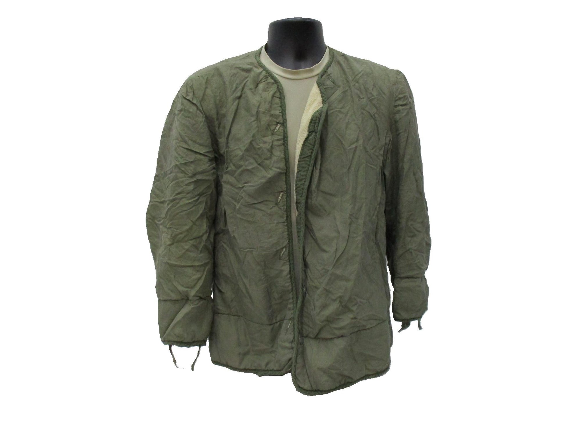 USGI M-1951 MILITARY FIELD JACKET LINER SMALL WOOL INSERT KOREAN WAR OLIVE GREEN - Centex Military Gear