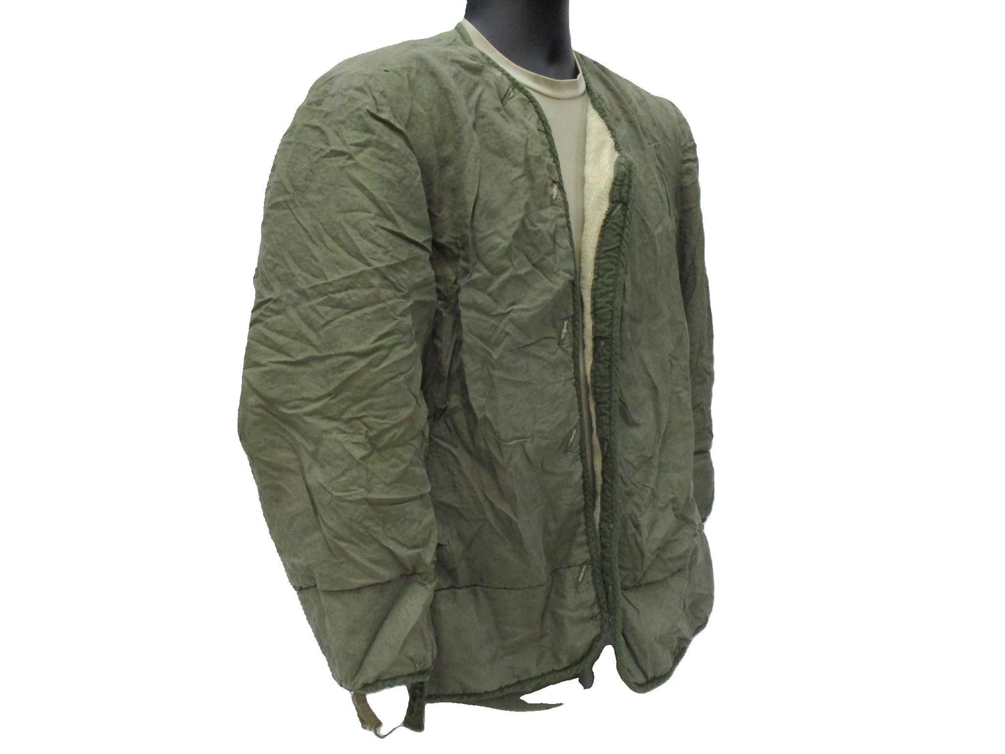 USGI M-1951 MILITARY FIELD JACKET LINER SMALL WOOL INSERT KOREAN WAR OLIVE GREEN - Centex Military Gear