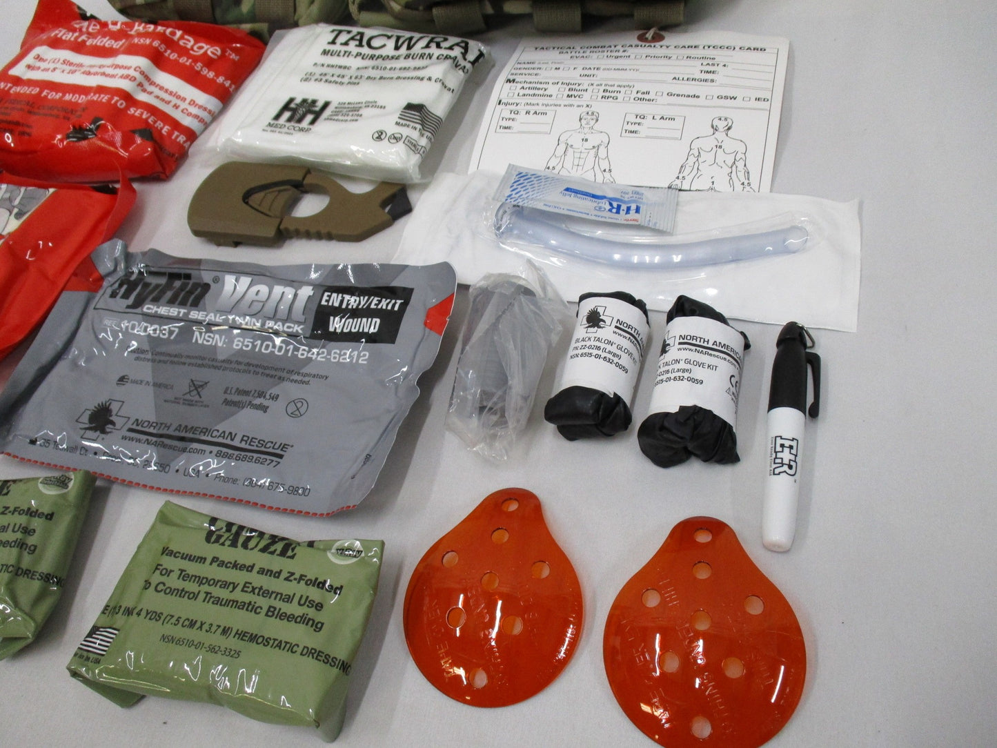 USED ARMY AIR FORCE OCP IFAK FIRST AID KIT JFAK MULTICAM QUICK CLOTT EXP.2027