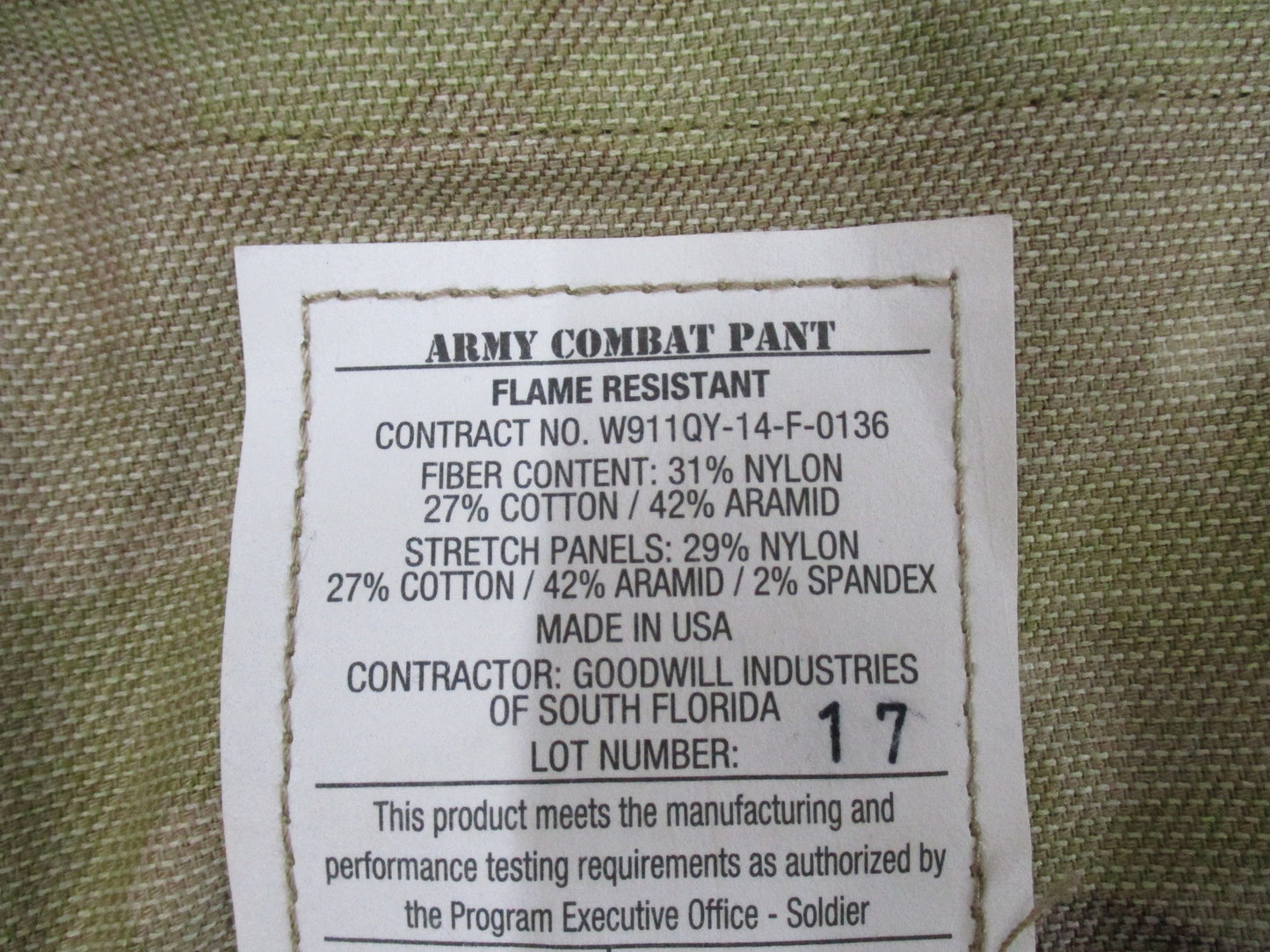 NWOT ARMY ADVANCED COMBAT PANTS W/ CRYE KNEE PAD SLOTS MEDIUM/SHORT SCORPION OCP