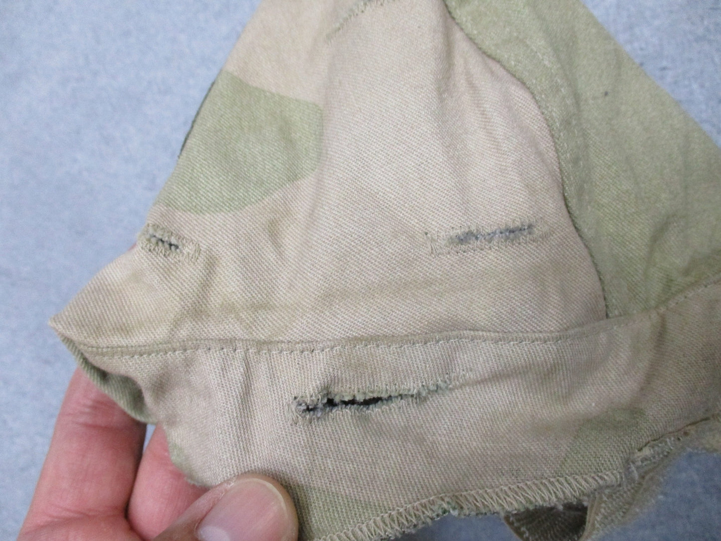 USGI ACH Helmet Cover Woodland Desert Reversible 3rd ID SPC Rank Small Medium