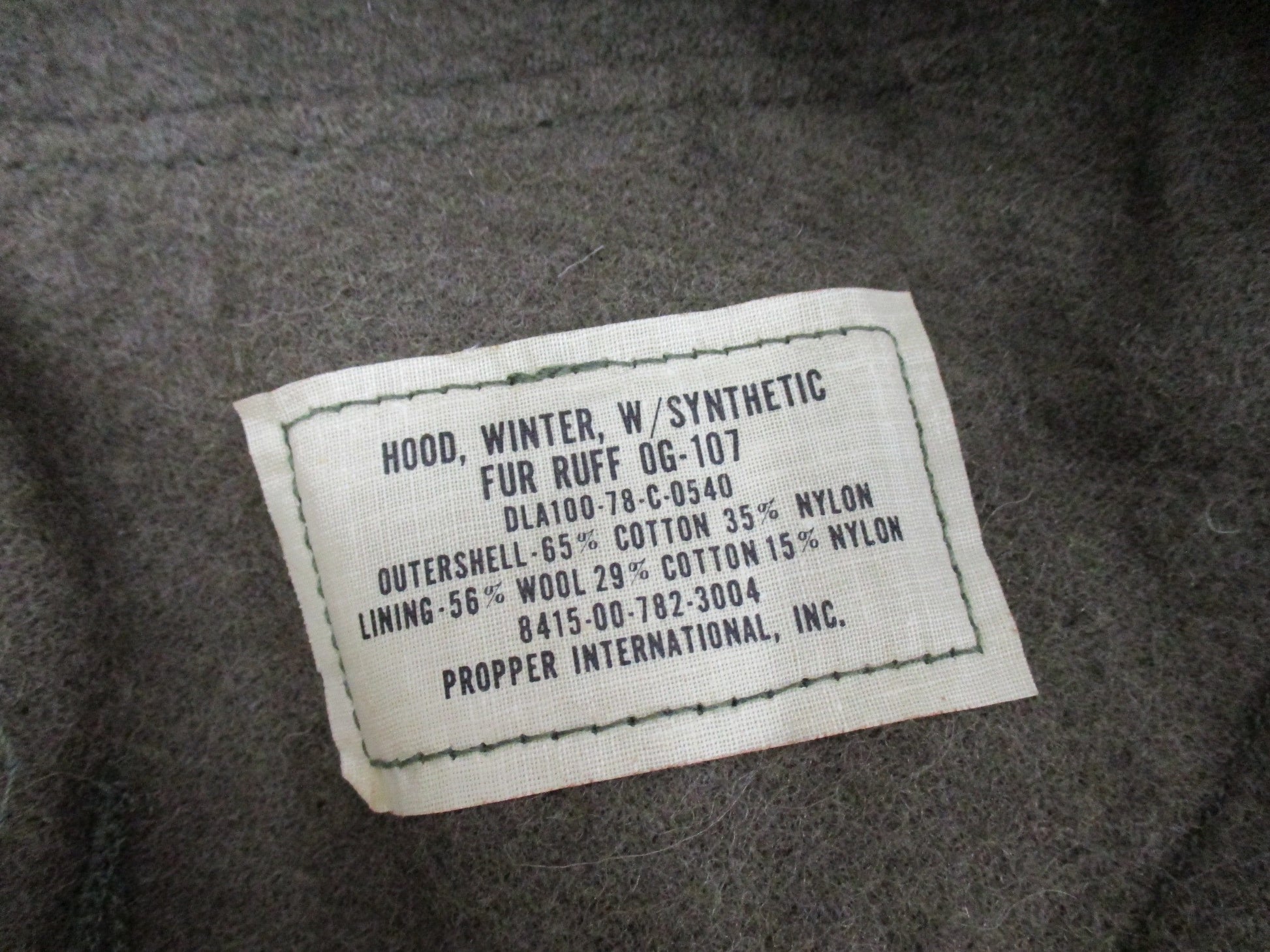 US Military Extreme Cold Weather Hood Synthetic Fur Ruff M-65 M-51 Parka OG-107 - Centex Military Gear