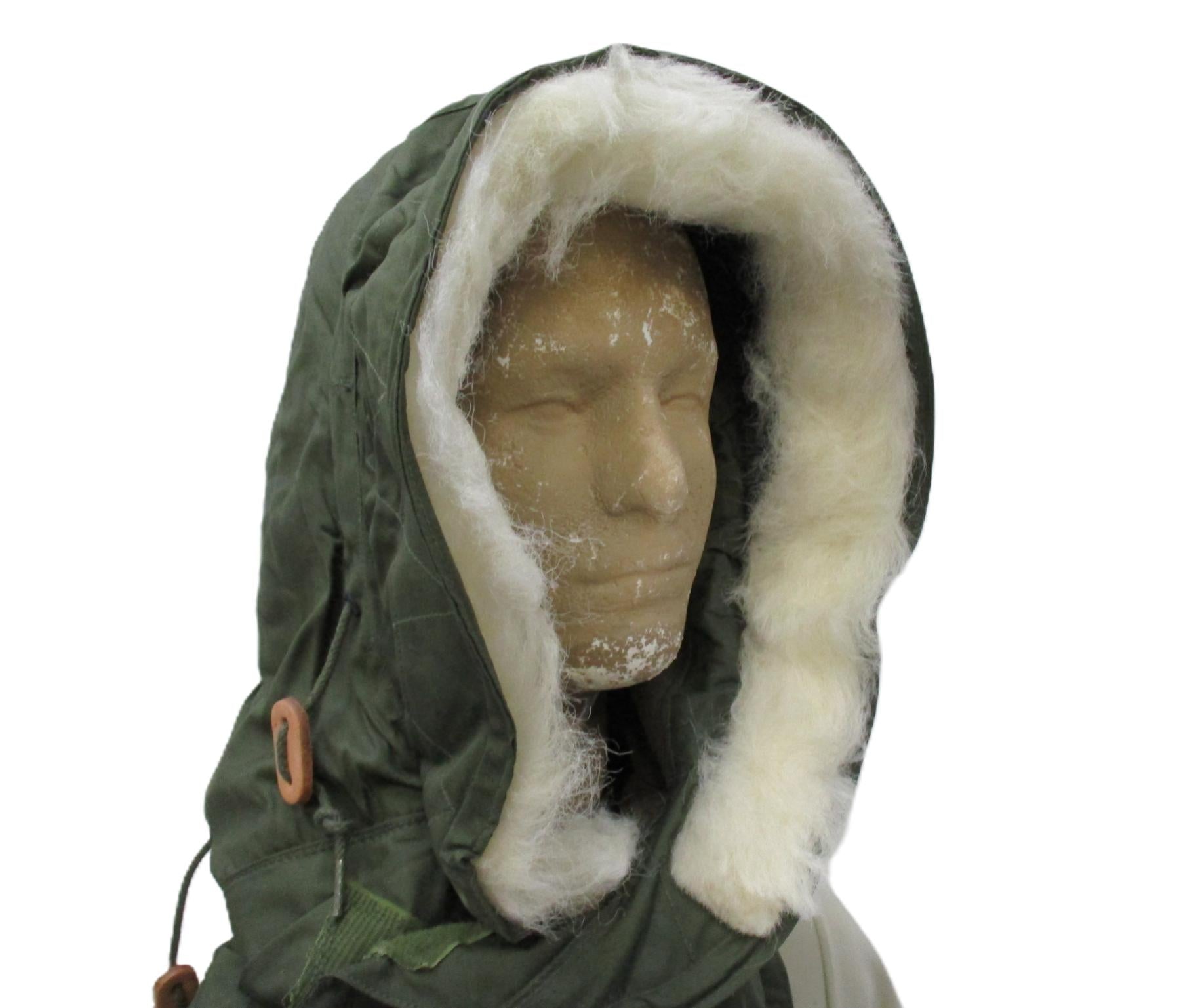 US Military Extreme Cold Weather Hood Synthetic Fur Ruff M-65 M-51 Parka OG-107 - Centex Military Gear