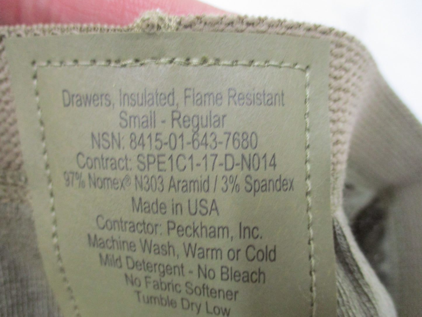 NEW ARMY OCP MOISTURE WICKING FLAME RESISTANT BASE LAYER DRAWER SIZE SMALL/REG