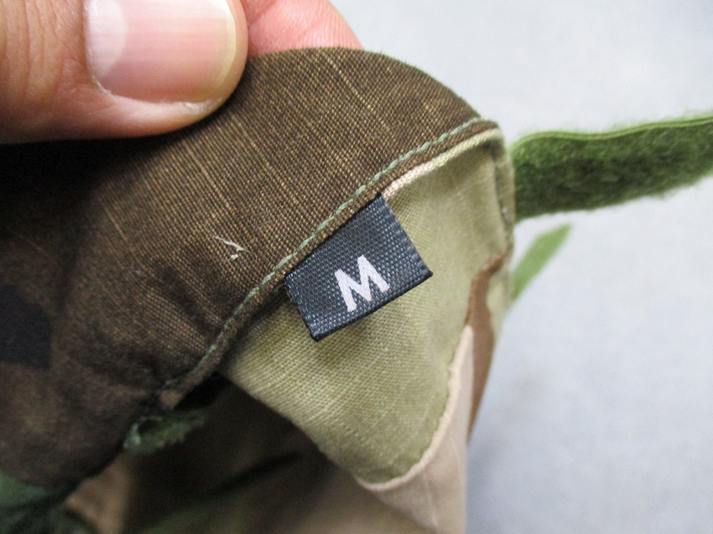 ACH Helmet Cover Medium Reversible Woodland Desert Camo Hook Loop