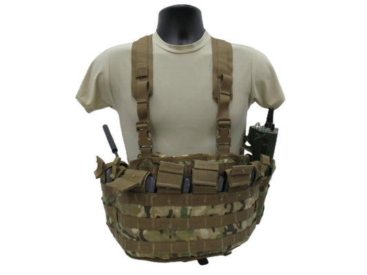 MULTICAM USGI TACTICAL ASSAULT PANEL TAP CHEST RIG MOLLE VEST SHOULDER HARNESS