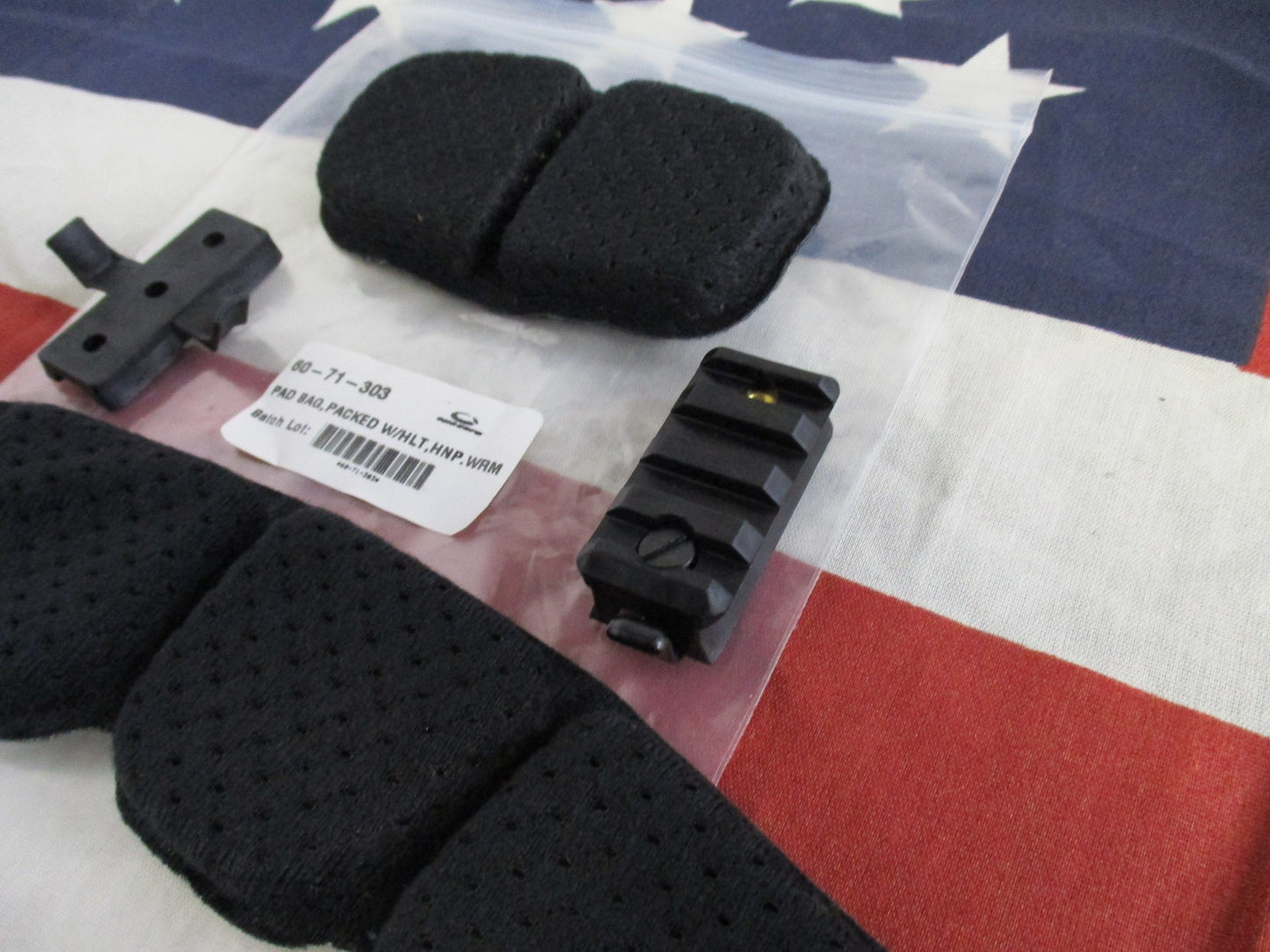 MILITARY OPS CORE HELMET MOUNT ACCESSORY SET PADS ARC RAIL ADAPTERS 60-71-303