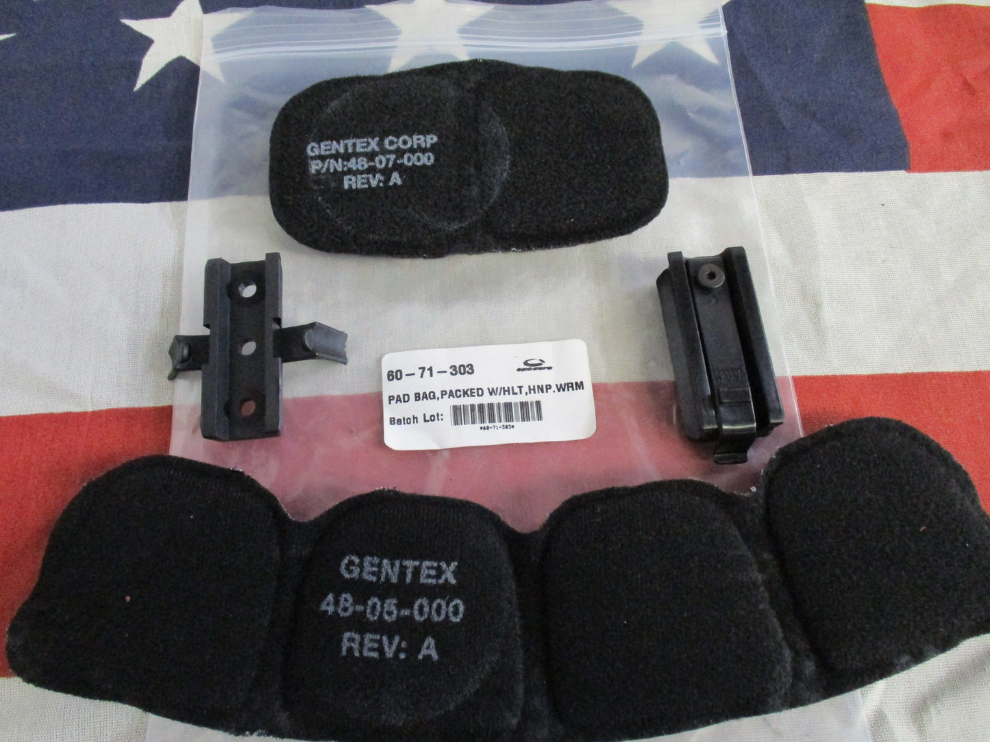 MILITARY OPS CORE HELMET MOUNT ACCESSORY SET PADS ARC RAIL ADAPTERS 60-71-303