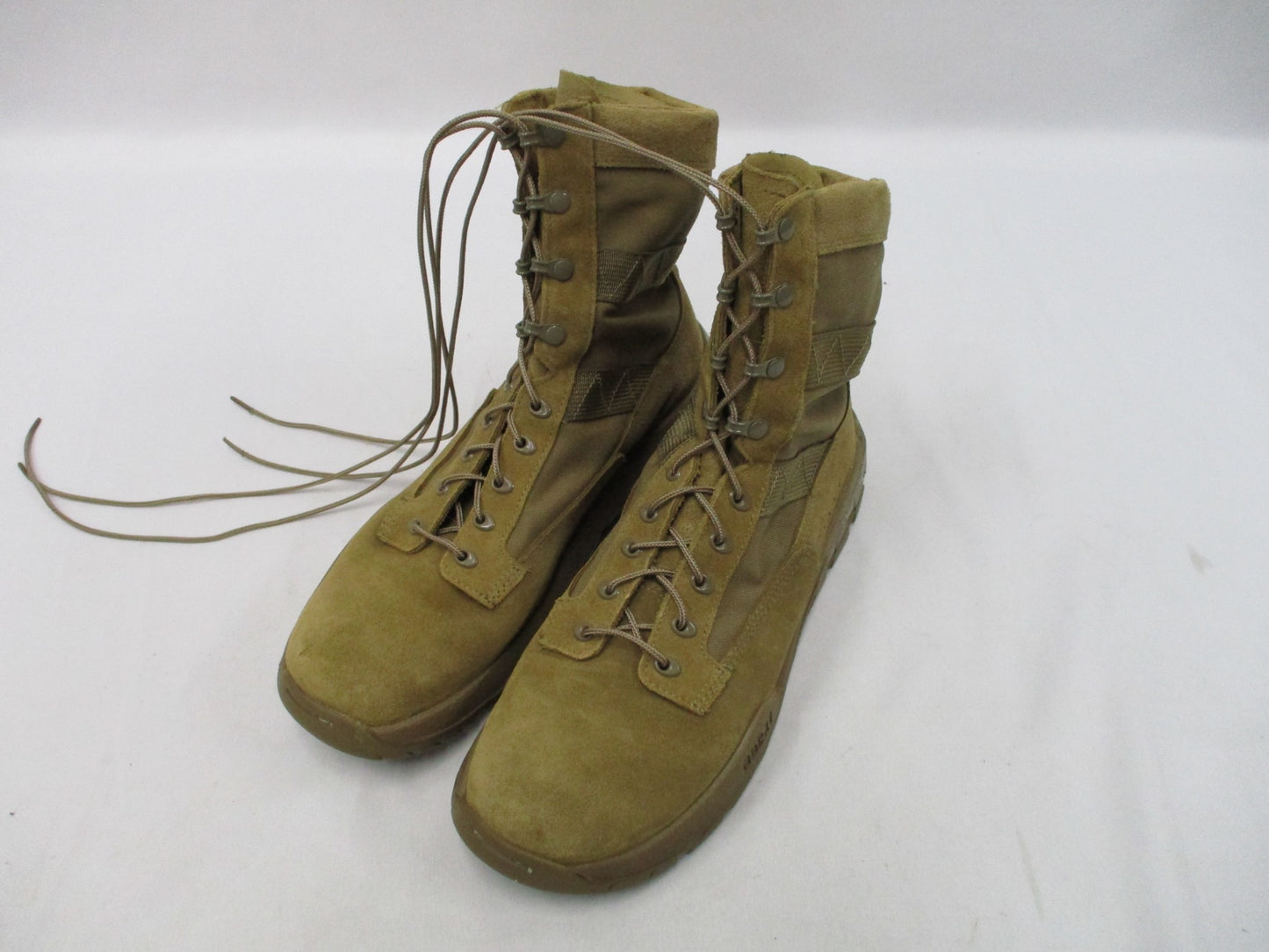 US ARMY ROCKY COMBAT BOOTS C4R TACTICAL BOOT COYOTE 12.5 REGULAR VIBRAM SOLE