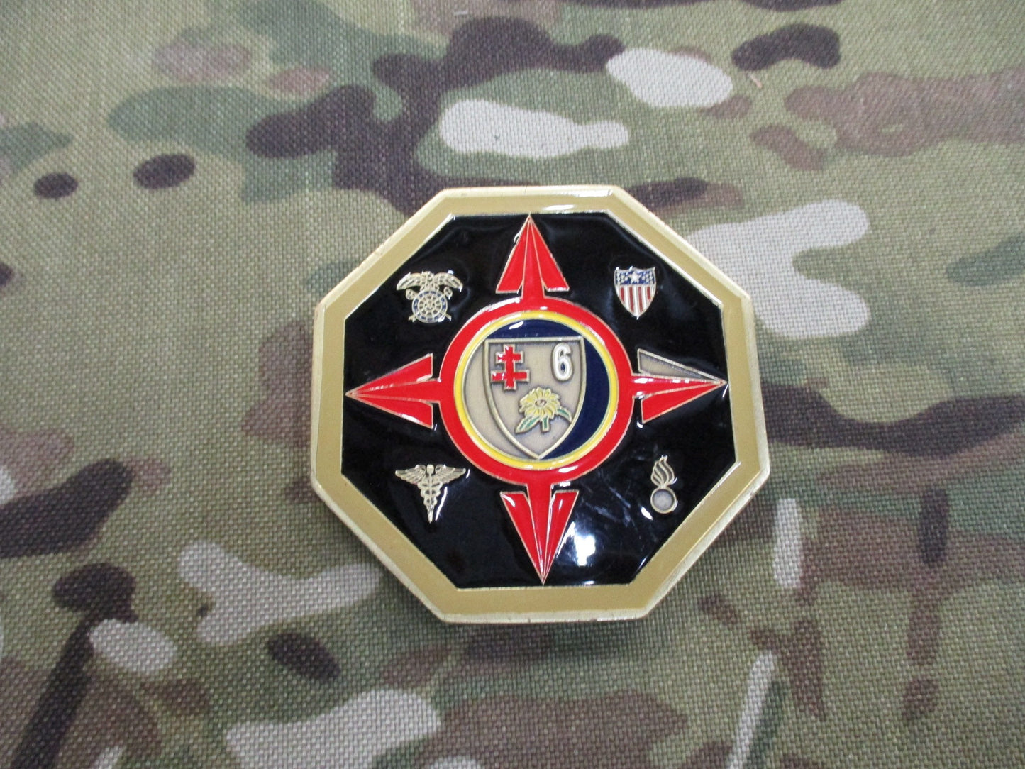 6th Battalion 353rd Regiment US Army Challenge Coin (Large) 3"