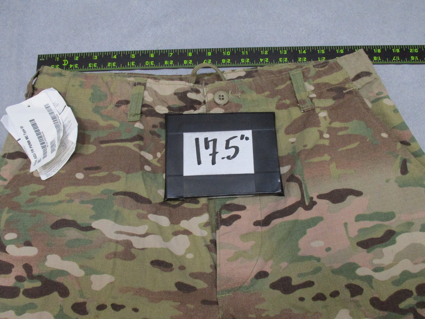 NEW ARMY ISSUE MULTICAM COMBAT PANTS FLAME RESISTANT FRACU MEDIUM/LONG TROUSER