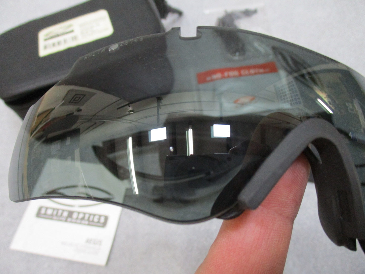 Used Smith Optics AEGIS SPECTACLE Eye Shield Safety Glasses Kit Black Frame