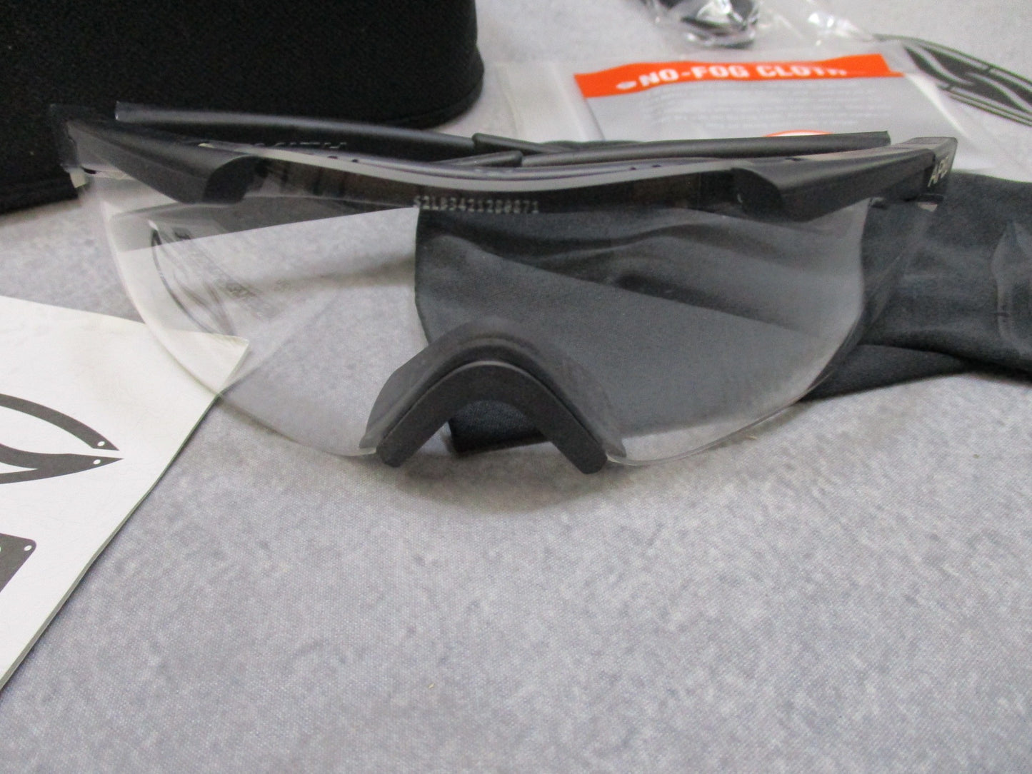 Used Smith Optics AEGIS SPECTACLE Eye Shield Safety Glasses Kit Black Frame