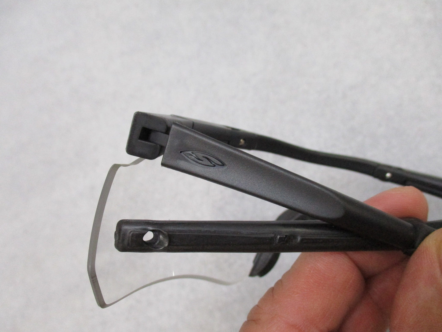 Used Smith Optics AEGIS SPECTACLE Eye Shield Safety Glasses Kit Black Frame