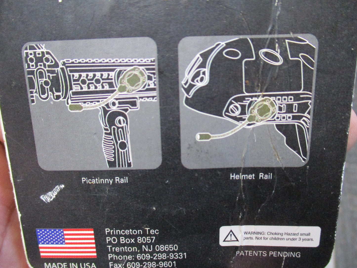 Princeton Tech MPLS mounting hardware Accessory Kit HELMET RAIL PICATIINY