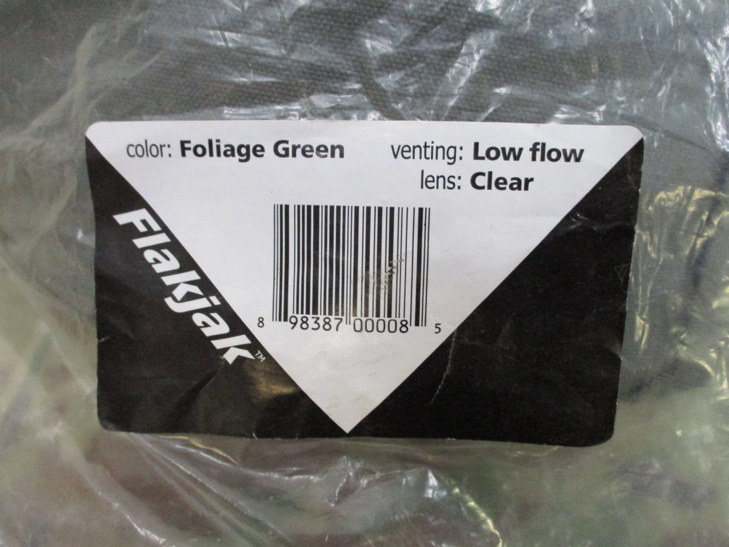 (NOS) USGI SHATTERPROOF GOGGLES FOLIAGE GREEN FLAKJAK EYEPRO CLEAR/DARK LENS