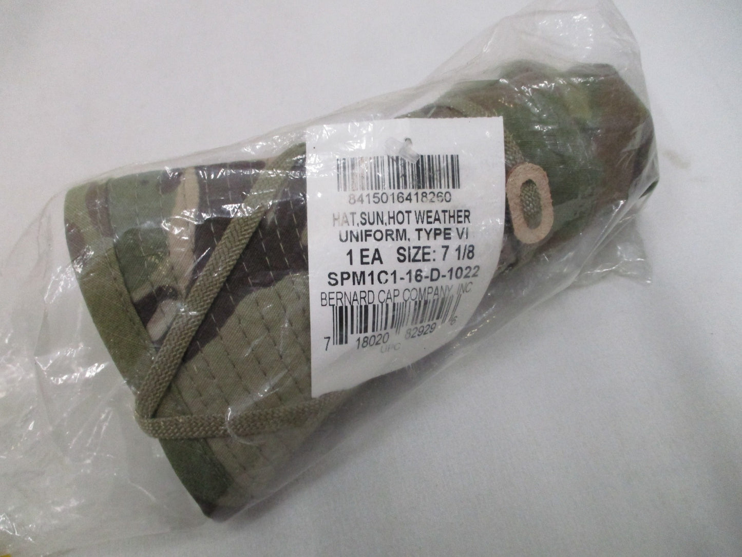 NEW OEF SUN HAT USGI ARMY ISSUE OCP MULTICAM BOONIE CAP BUCKET HAT 7-1/8 BUSH