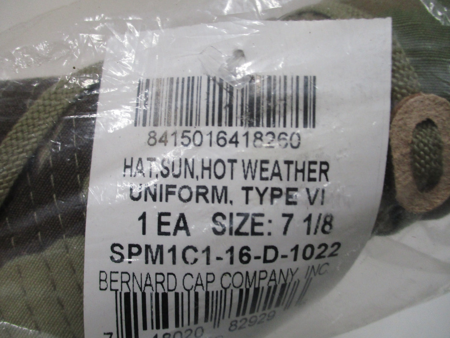 NEW OEF SUN HAT USGI ARMY ISSUE OCP MULTICAM BOONIE CAP BUCKET HAT 7-1/8 BUSH