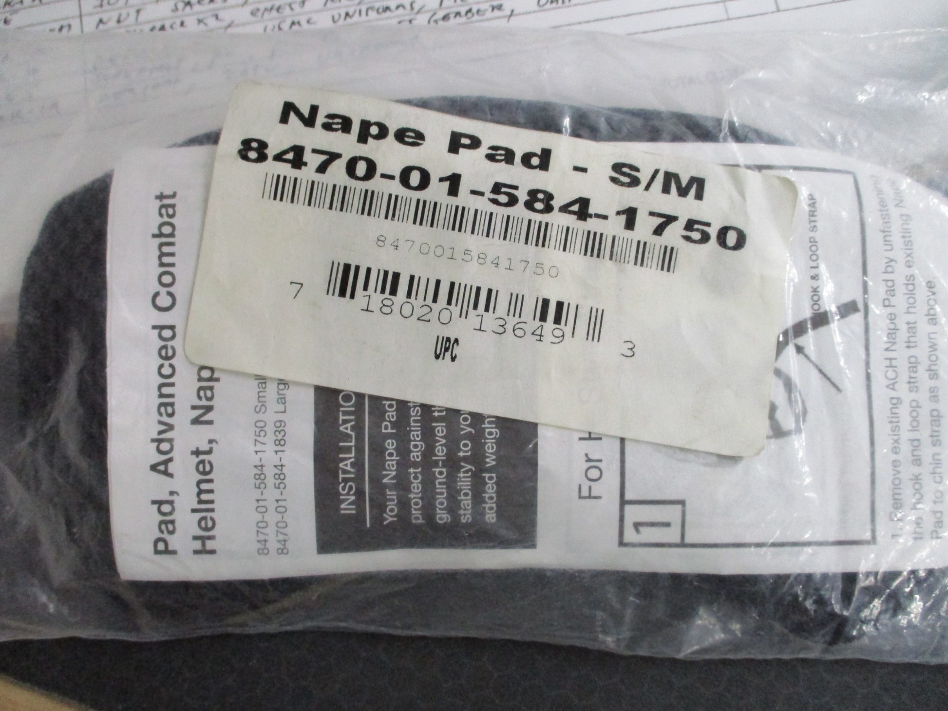 ARMY OCP NAPE PAD ADVANCED COMBAT HELMET ACH ECH MULTICAM S/M/L 8470-01-584-1750 - Centex Military Gear